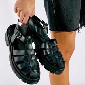 Free People Delaney Fisherman Sandals